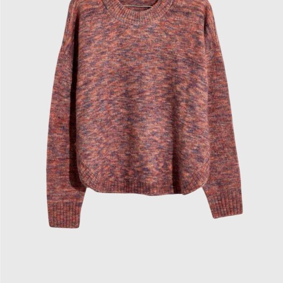 NWT MADEWELL Space-Dyed Birchmont Side-Button Pullover Sweater Size XXS - Picture 6 of 11